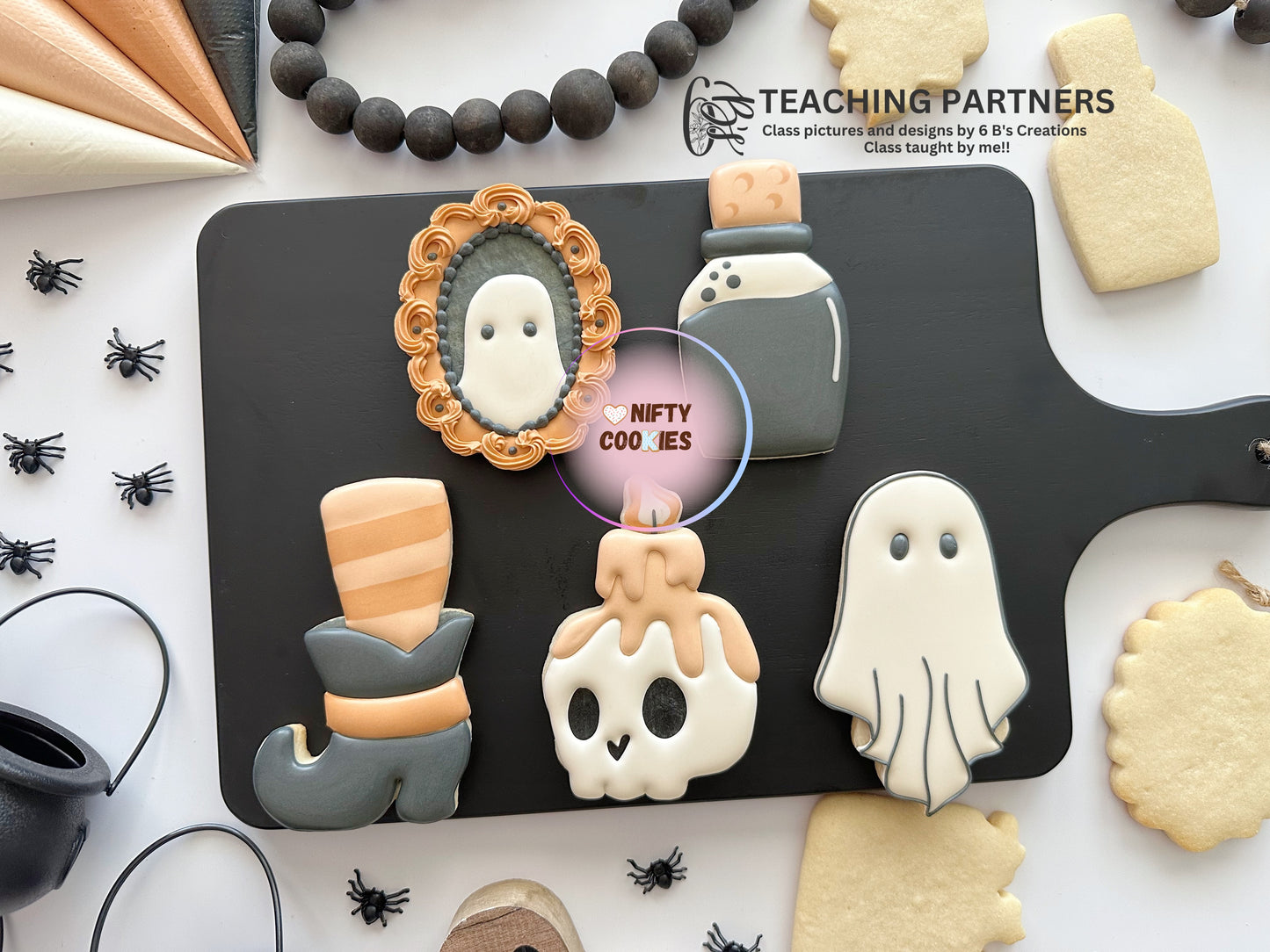 10/15, 6PM Haunted Hallows Intermediate Class, @SweetCrumbCakery