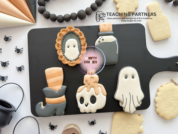 10/15, 6PM Haunted Hallows Intermediate Class, @SweetCrumbCakery